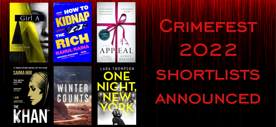 CRIMEFEST returns with announcement of 2022 Awards Shortlist